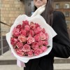 25 розовых роз Алани микс