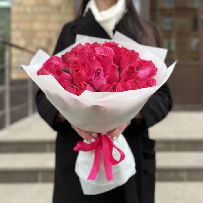 51 малиновая Роза Палома Роял 40 см