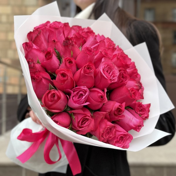 51 малиновая Роза Палома Роял 40 см