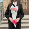 7 розовых роз Алани микс 40 см