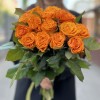 15 оранжевых роз Элеганс 60 см