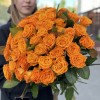 51 оранжевая Роза Элеганс 60 см