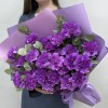 25 фиолетовых гвоздик Муншайн
