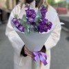5 фиолетовых маттиол с эвкалиптом