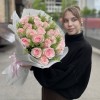 Букет из розовых роз на Жемчужную свадьбу