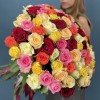 101 яркая Роза MIX 60 см