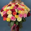 101 яркая Роза MIX 60 см