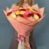 35 ярких роз MIX 60 см