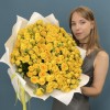 51 кустовая желтая Роза Еллоу бейби 50 см