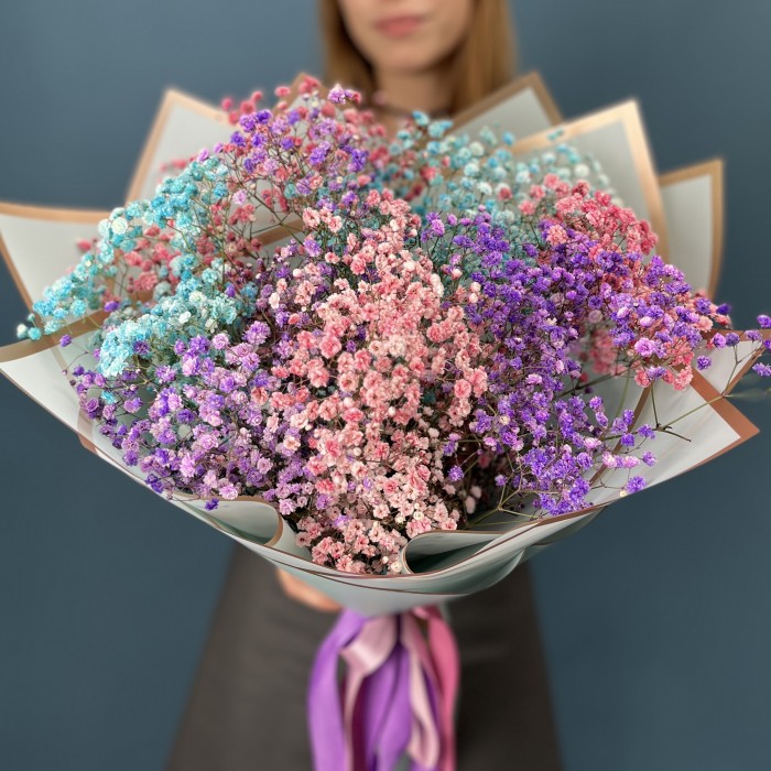 9 нежных гипсофил MIX