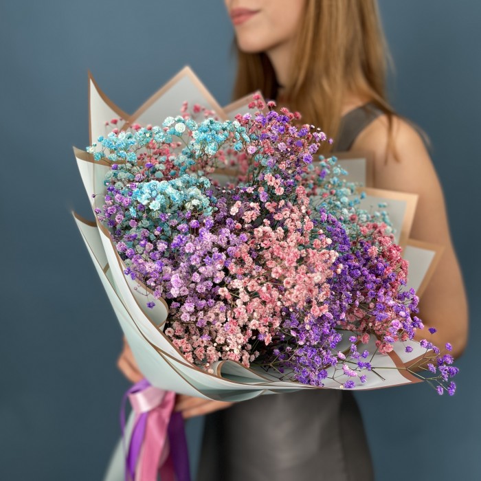 9 нежных гипсофил MIX