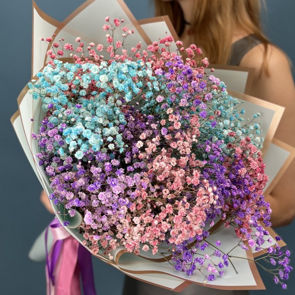 9 нежных гипсофил MIX