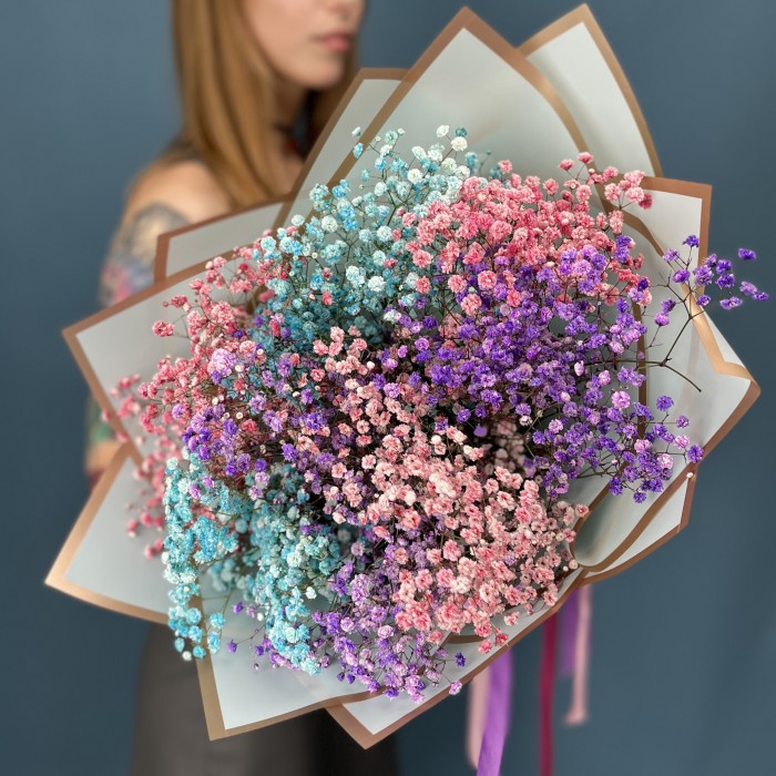 9 нежных гипсофил MIX