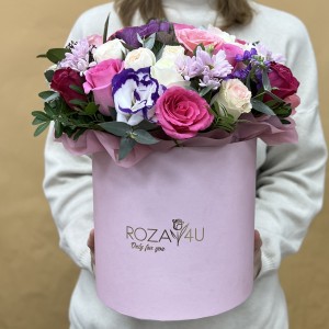 Букет дня в коробке Грация