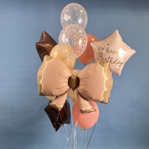 Набор шаров Бант с днем рождения