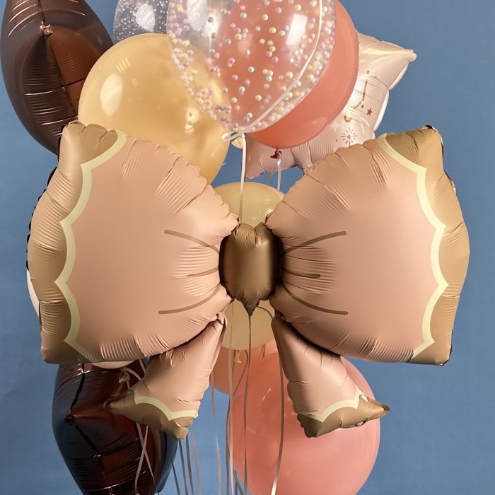 Набор шаров Бант с днем рождения