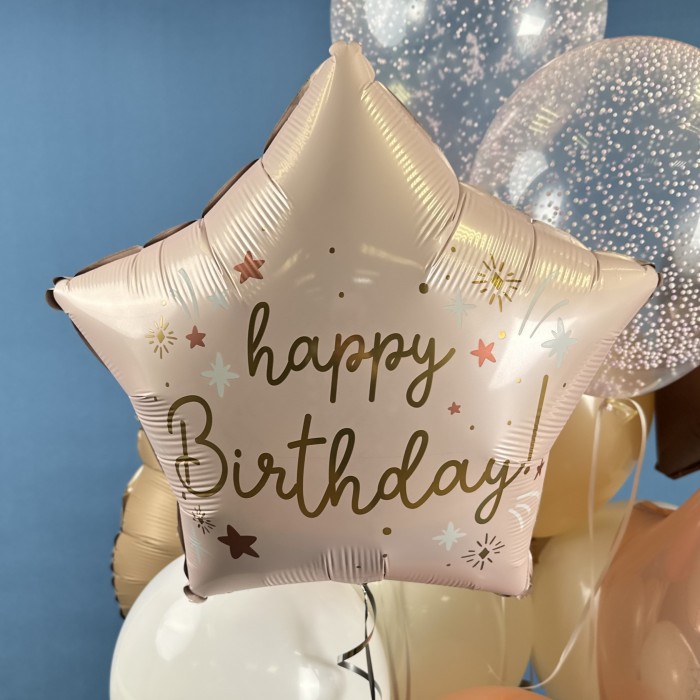 Набор шаров Бант с днем рождения