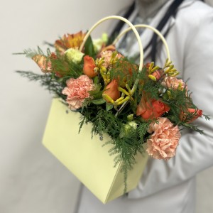 Букет дня в коробке Свежесть