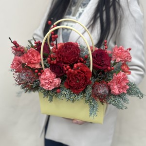 Букет дня в коробке Облако Нежности