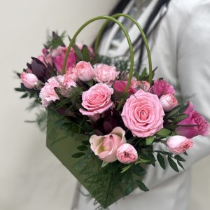 Букет дня в коробке Грация