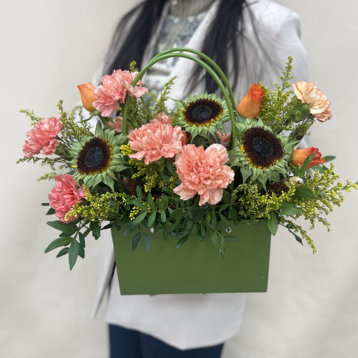 Букет дня Пламя в коробке