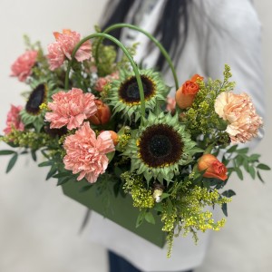 Букет дня Пламя в коробке