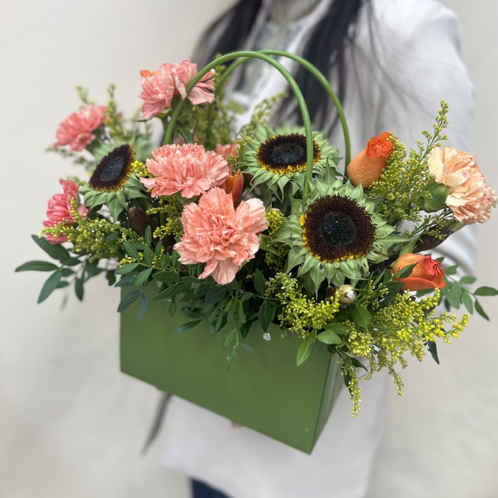 Букет дня Пламя в коробке