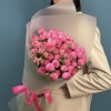 11 кустовых розовых роз Жизель 50 см