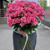 25 кустовых роз Эйлин 70 см