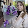 9 фиолетовых маттиол с эвкалиптом