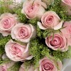 Букет из розовых роз на Ситцевую свадьбу