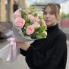 Букет на юбилей из розовых роз