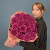 25 фиолетовых хризантем Ламира