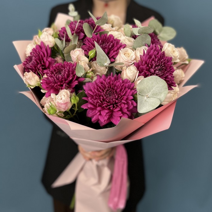 Букет сиреневая поляна