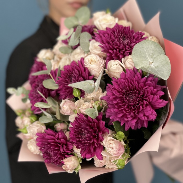 Букет сиреневая поляна