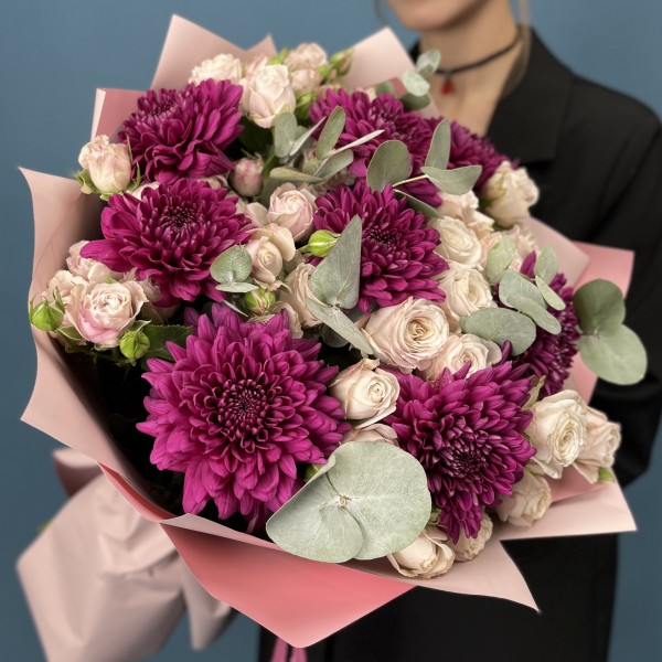 Букет сиреневая поляна