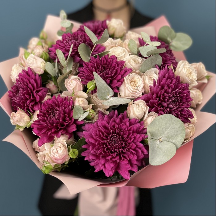 Букет сиреневая поляна