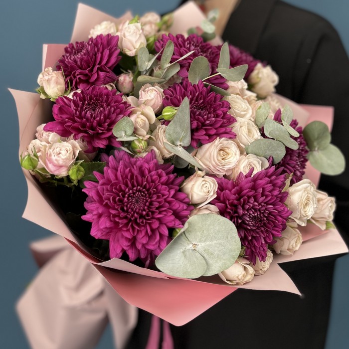 Букет сиреневая поляна