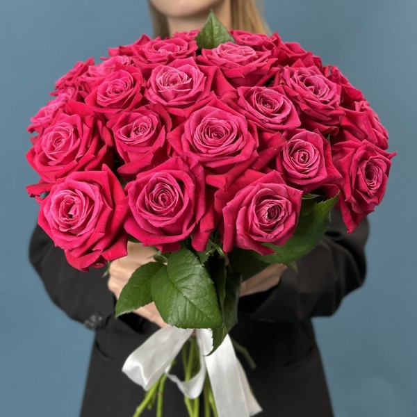 Малиновая роза Шангрила 40 см