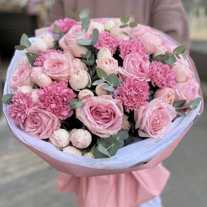 Букет с розами на день рождения для дочки