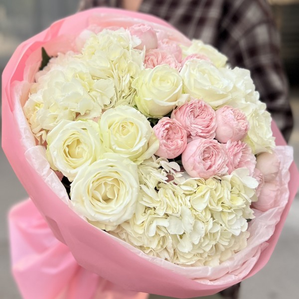 Нежный букет на день рождения сестры