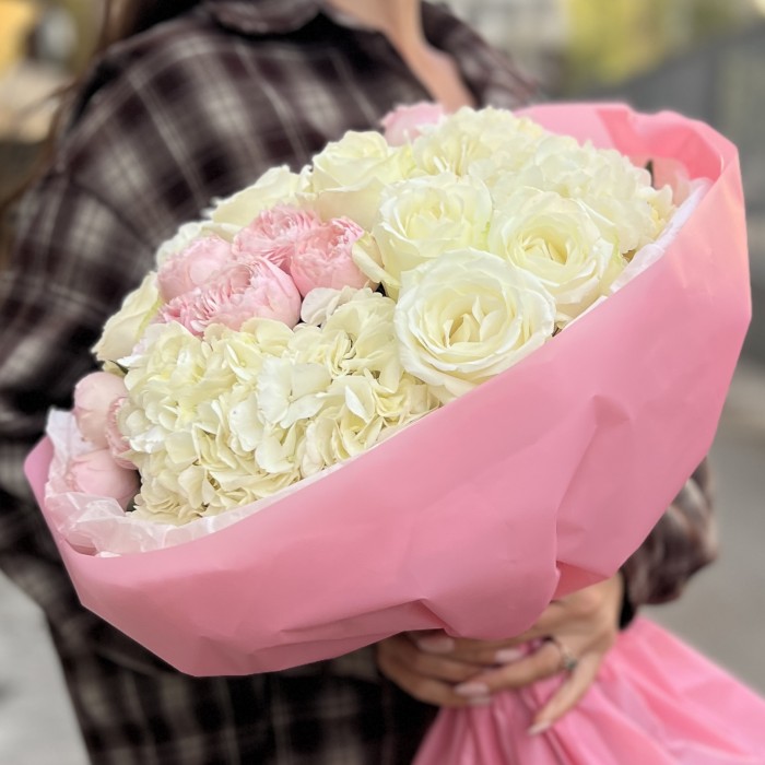 Нежный букет на день рождения сестры