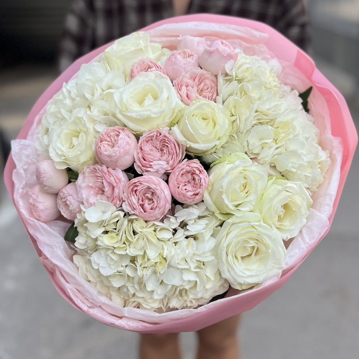 Нежный букет на день рождения сестры