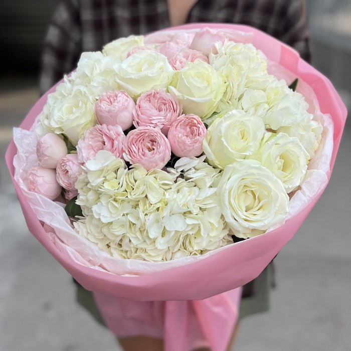 Нежный букет на день рождения сестры