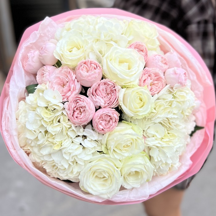 Нежный букет на день рождения сестры