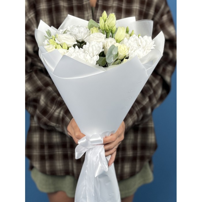 Средний Букет Белоснежное Величие