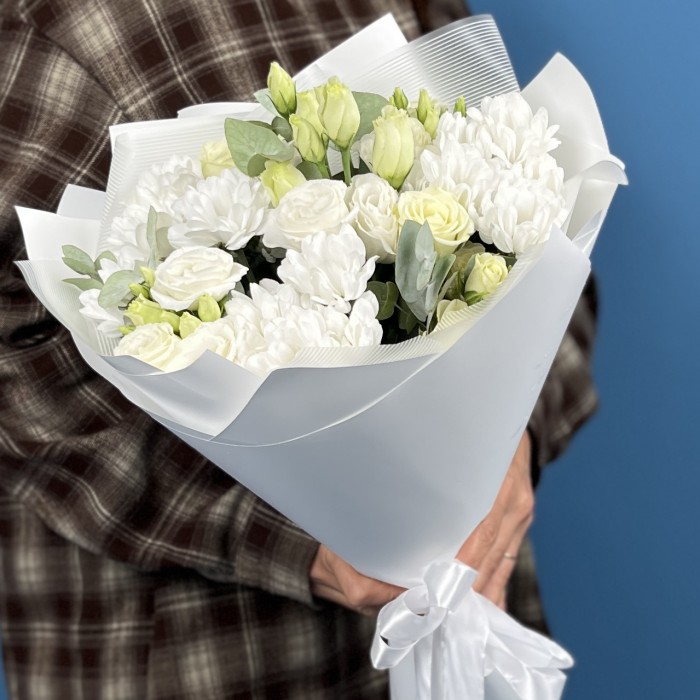 Средний Букет Белоснежное Величие