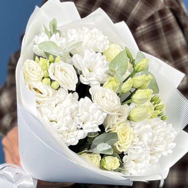 Средний Букет Белоснежное Величие