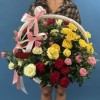 Большая подарочная корзина с Розами
