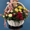 Большая подарочная корзина с Розами